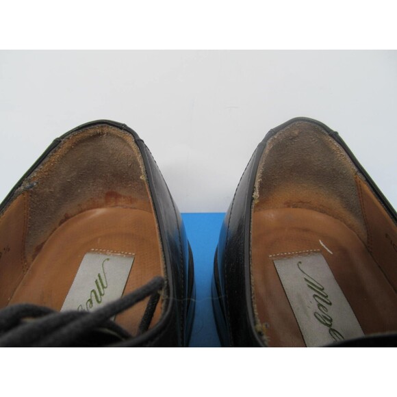 Mezlan Fiore Mens Black Leather Split Toe Derbys Size US 9.5 D Made In Spain - Picture 4 of 16